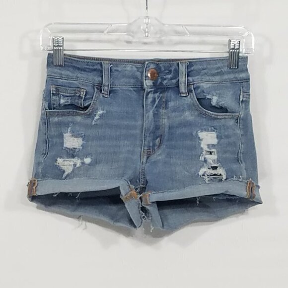 American Eagle Hi-Rise Shortie 360 Super Stretch - Picture 1 of 3